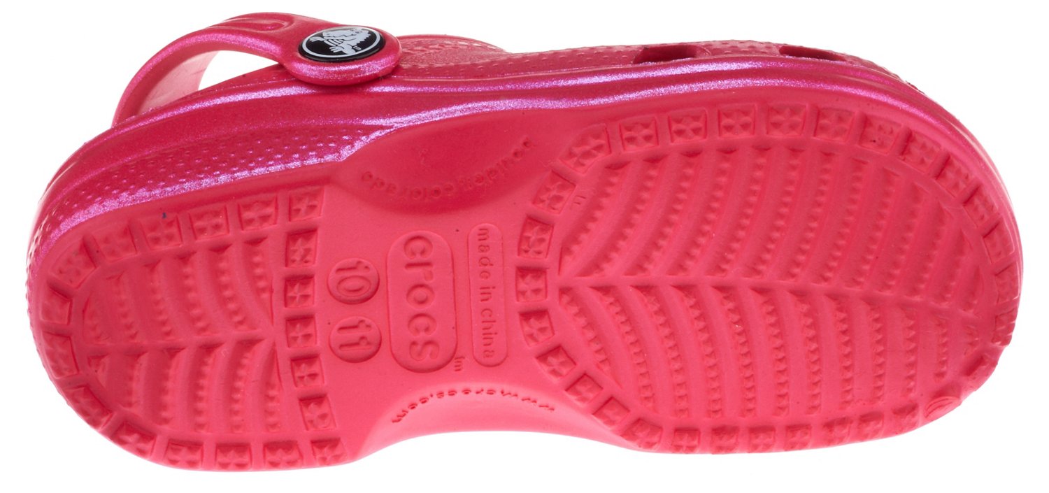 Crocs Girls' Classic Iridescent Clogs thumbnail