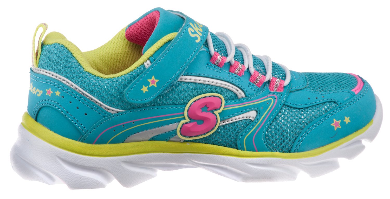 SKECHERS Girls' Lite Waves Skybeam Athletic Lifestyle Shoes