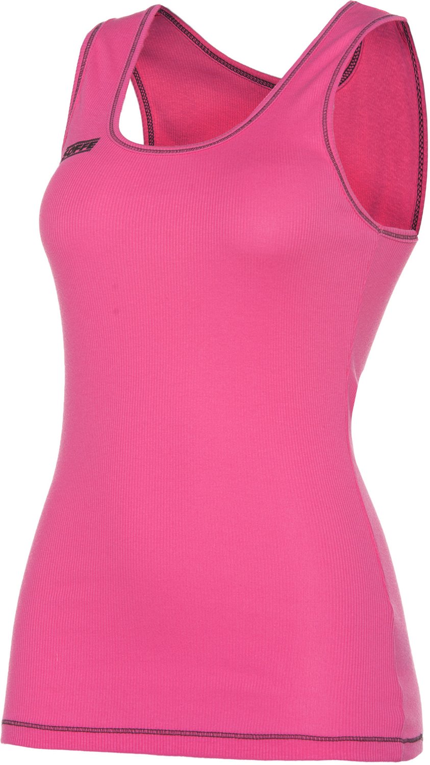 Soffe Juniors' Contrast Neon Thread Boy Beater Tank Top