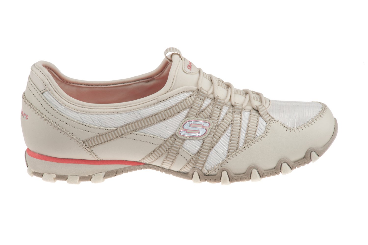 SKECHERS Women's Bikers Sparkling Athletic Lifestyle Shoes