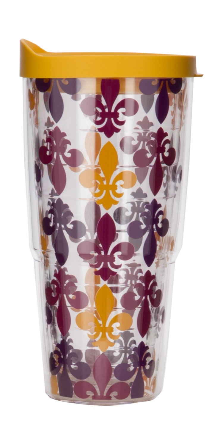 Tervis Fleur-de-Lis Wrap 24 oz. Tumbler with Lid