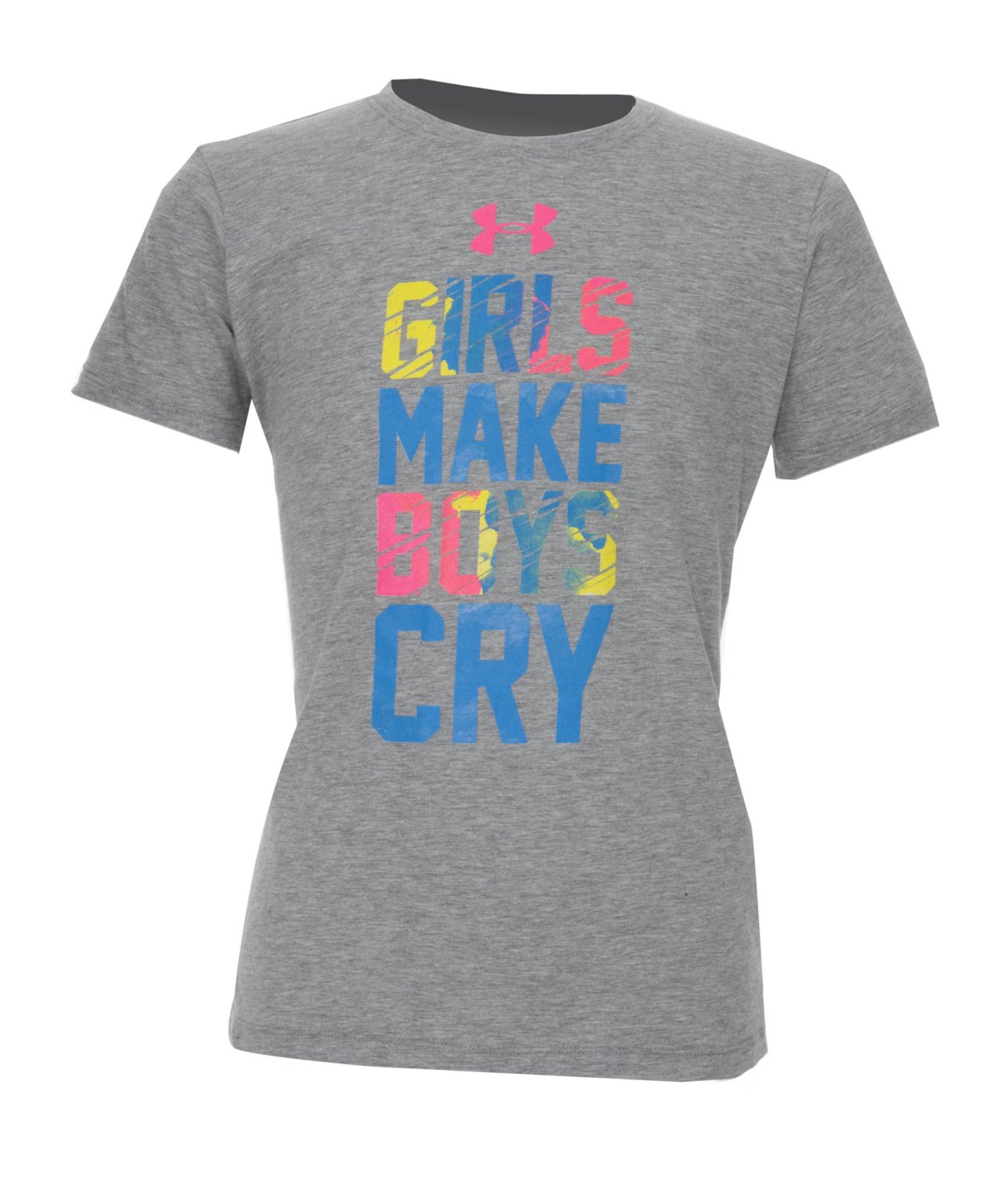 Under Armour® Girls' Quick Turn Girls Make Boys Cry Graphic T-shirt