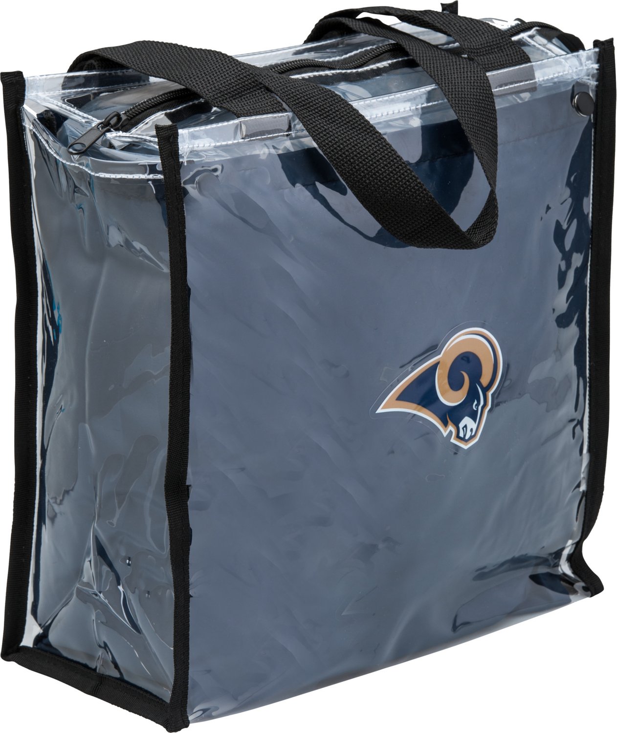 ... Earth Productions St. Louis Rams Clear Convertible Square Tote Bag