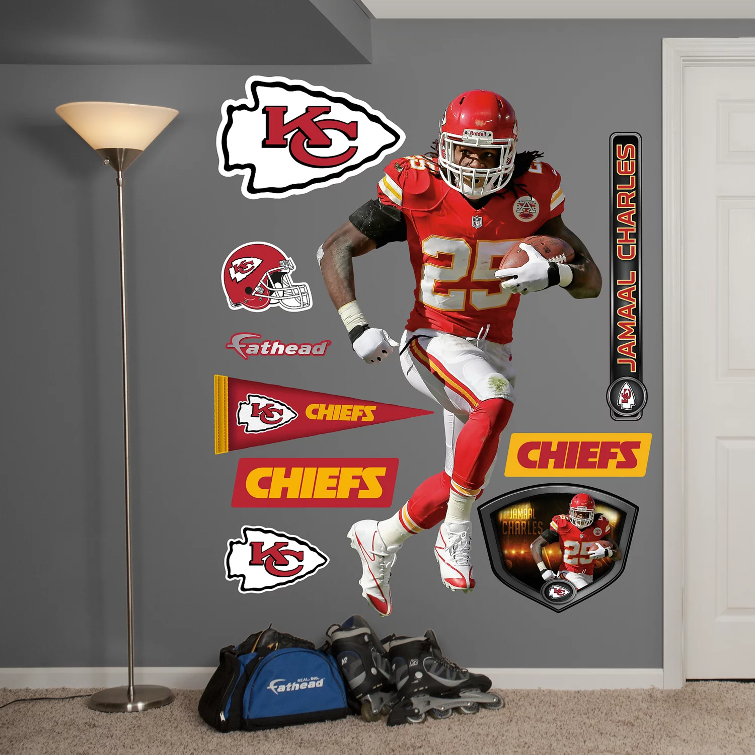 Bleacher Creatures? Kansas City Chiefs Jamaal Charles Plush Figure ...  
