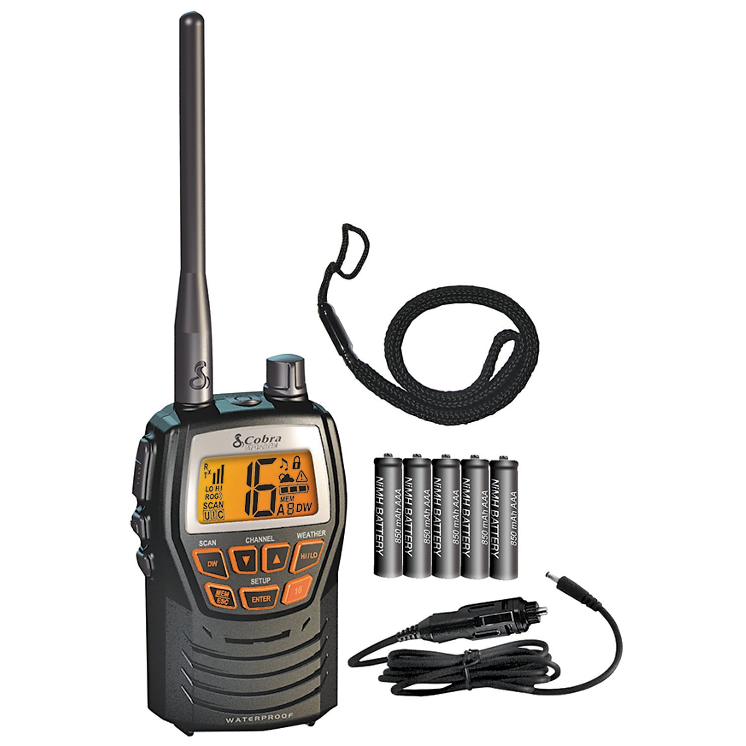 Cobra MR HH125 Handheld Marine VHF Radio thumbnail