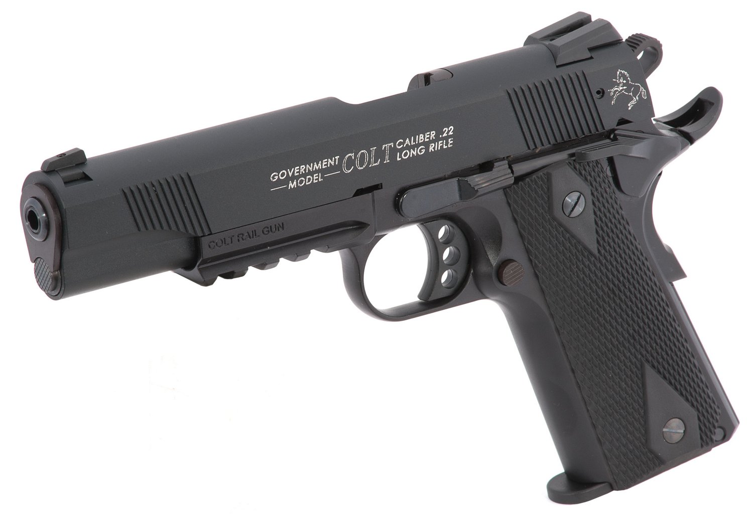 Colt 1911 A1 Rail Gun .22 LR Single Action Pistol thumbnail