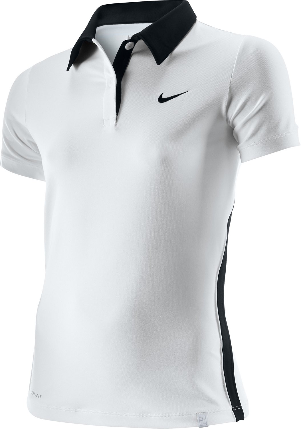 Nike Girls' Backhand Border Tennis Polo