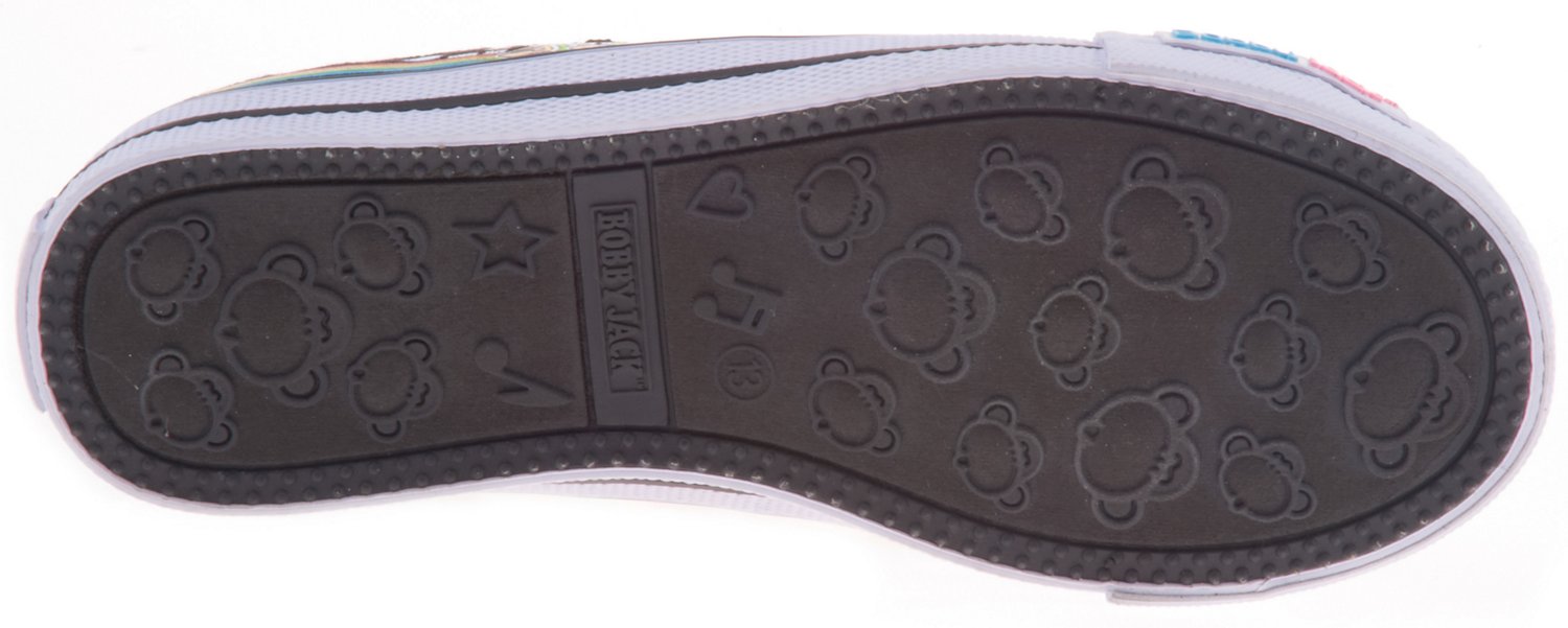 Bobby Jack Girls' Sweet + Smart Vulcanized Low-Top Athletic Lifestyle Shoes thumbnail