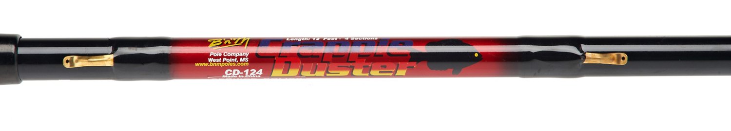 B 'n' M Crappie Duster 12' ML Freshwater Telescopic Fishing Rod thumbnail
