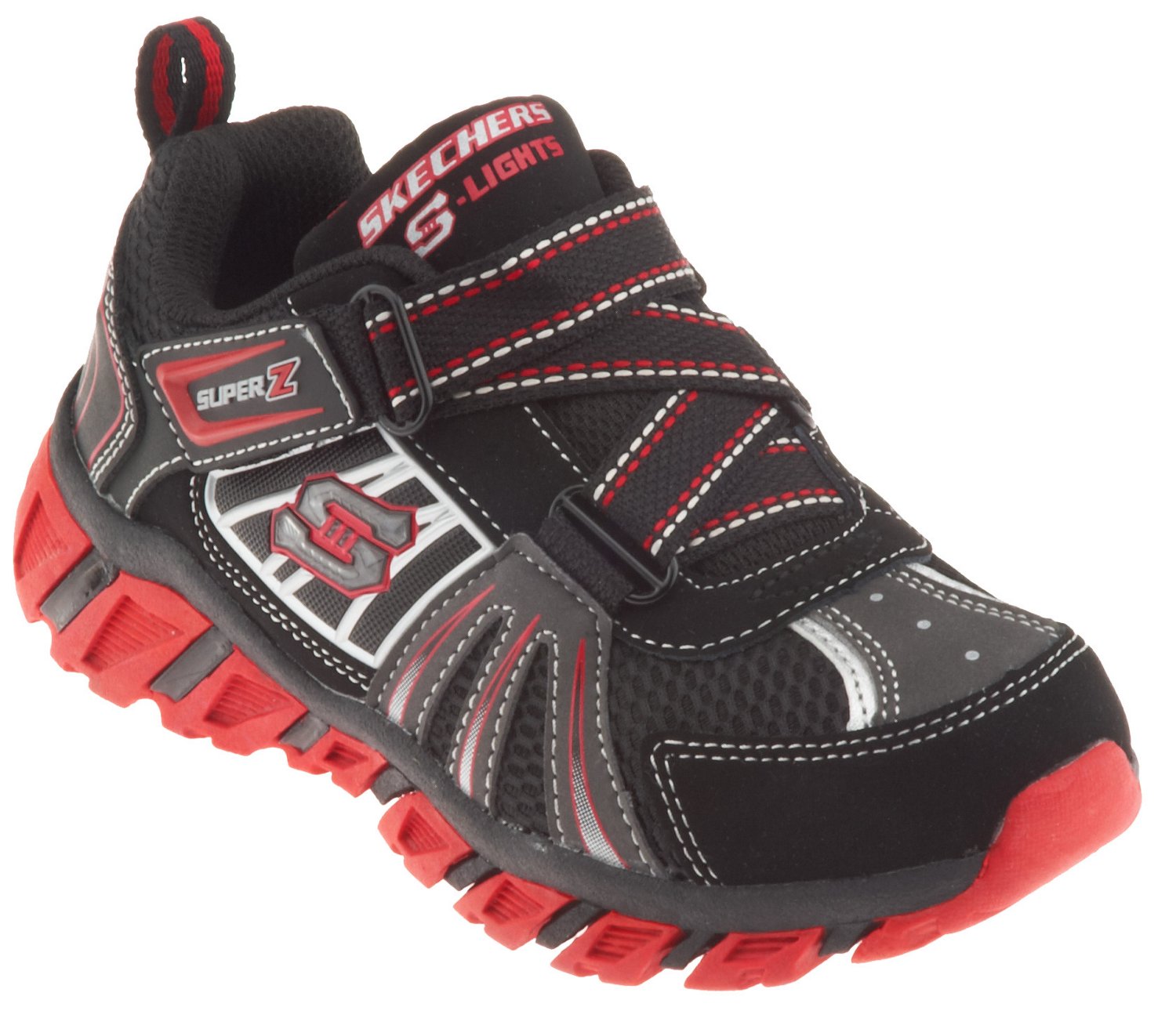 SKECHERS Boys' Z-Strap Pillar Athletic Lifestyle Shoes thumbnail