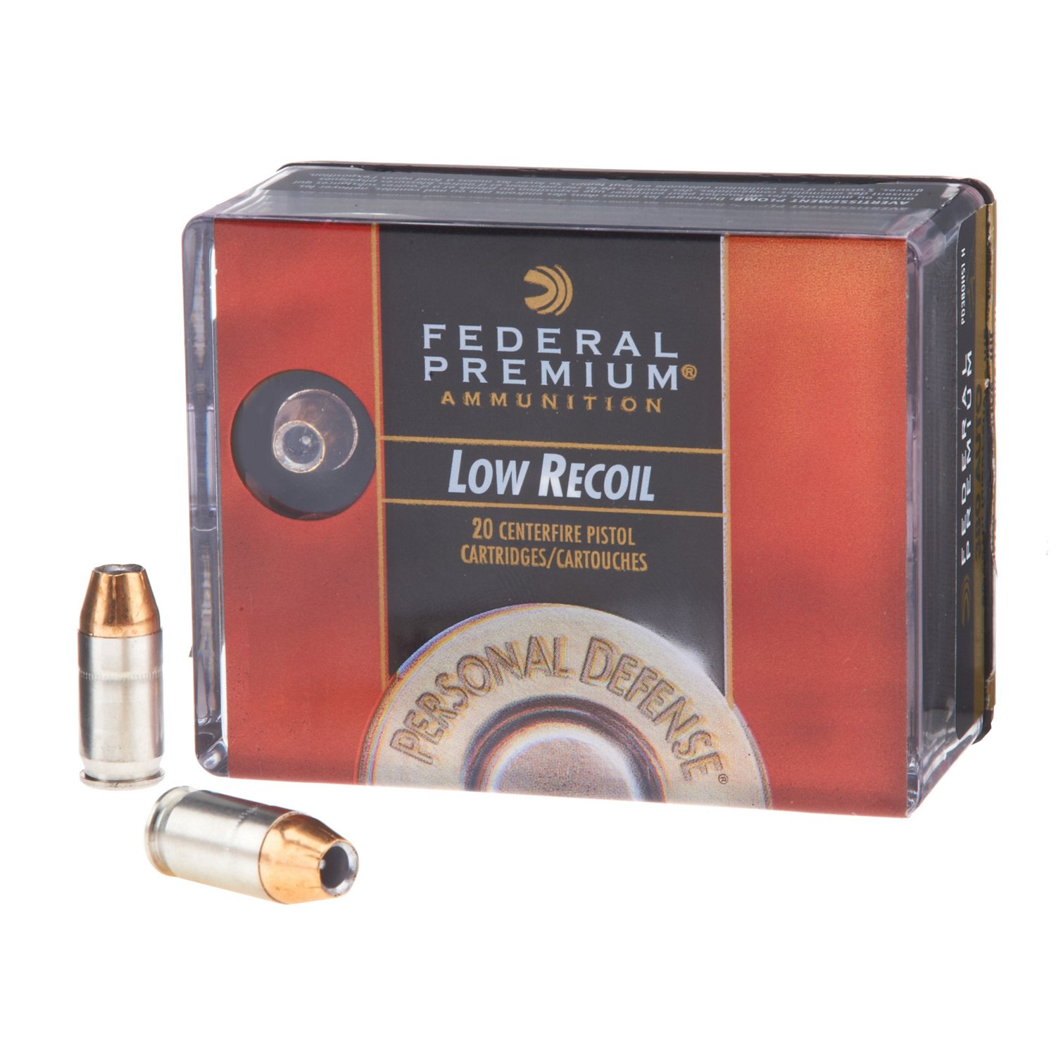 Federal Premium® Ammunition Personal Defense® .380 Auto 90-Grain Hydra-Shok® JHP Centerfire Pistol Ammunition thumbnail