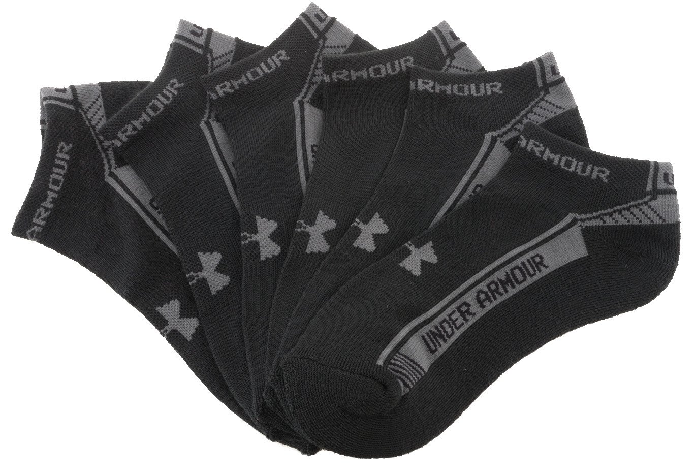 Under Armour® Men's Beyond II No-Show Socks 3-Pack thumbnail