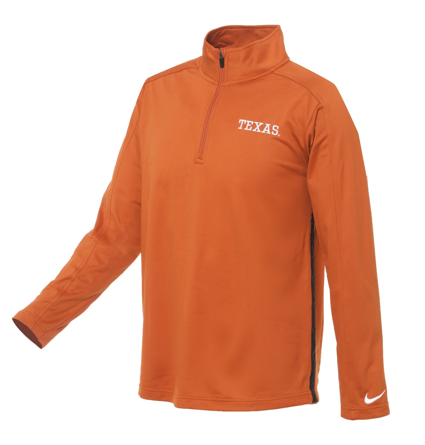 Nike Men's University of Texas Knit Coaches 1/4 Zip Jacket