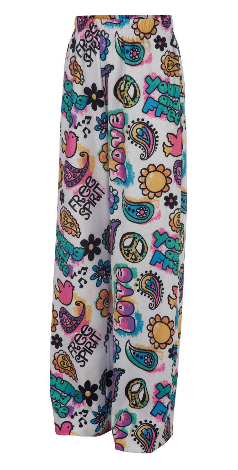 Fancy Girlz Girls' Hippie Print Pant