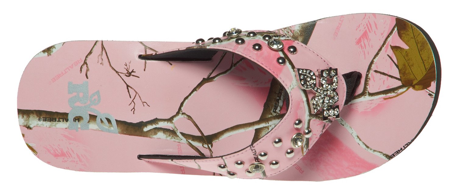Realtree Girls® Women's Rachel Wedge Thong Sandals thumbnail