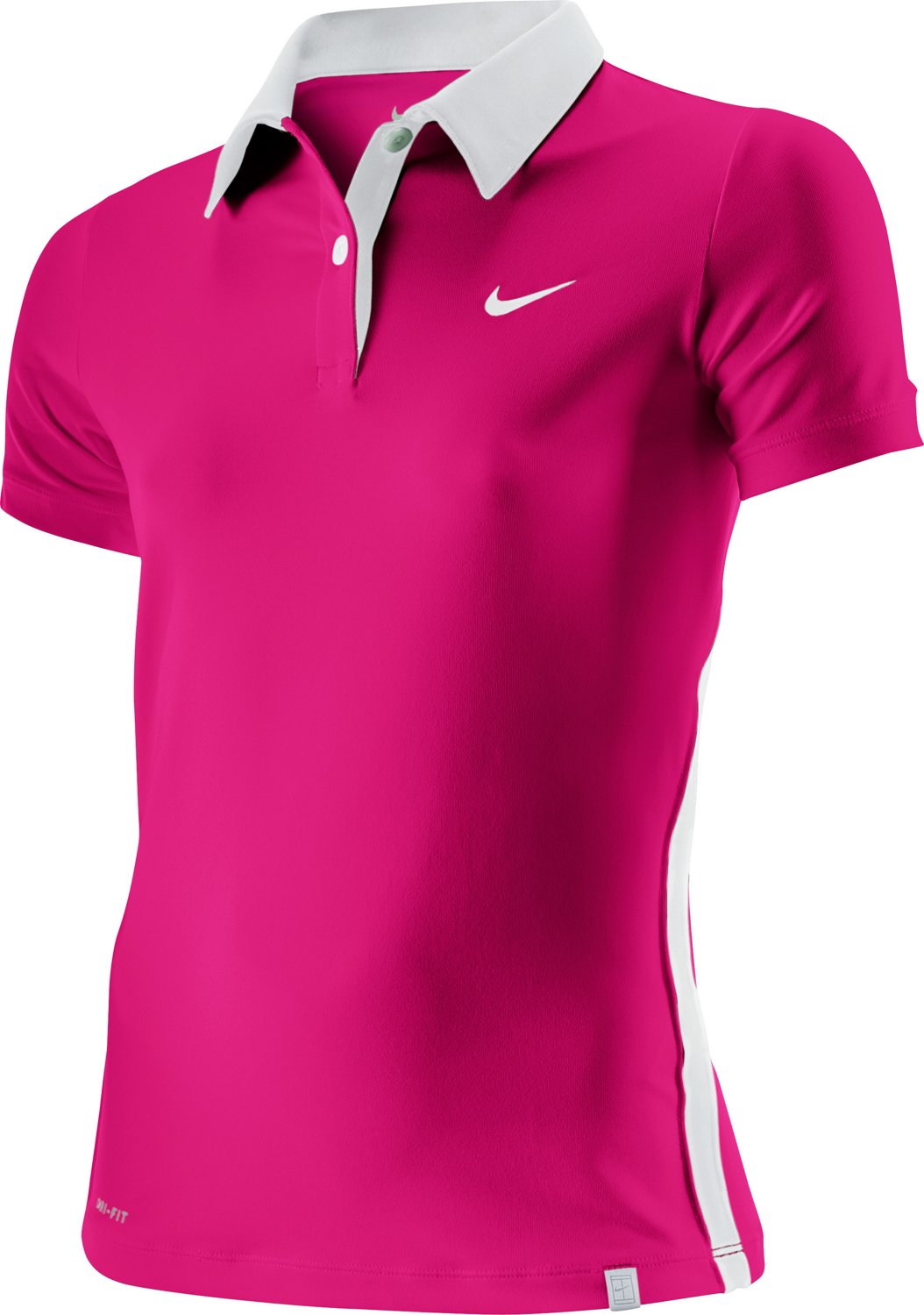 Nike Girls' Backhand Border Tennis Polo