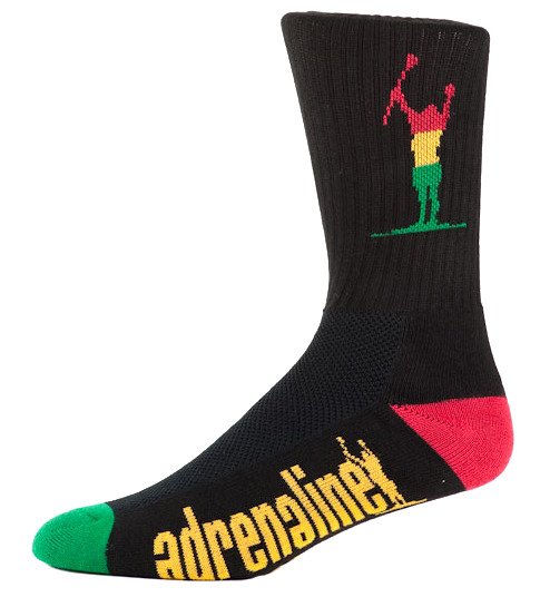 Adrenaline Rasta Stripe Lacrosse Socks thumbnail