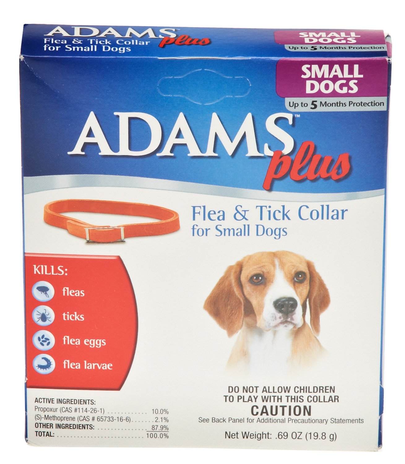 Adams Plus Small Dog Flea and Tick Collar