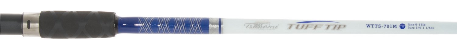Jarvis Walker White Tuff Tip 7' M Saltwater Spinning Rod thumbnail