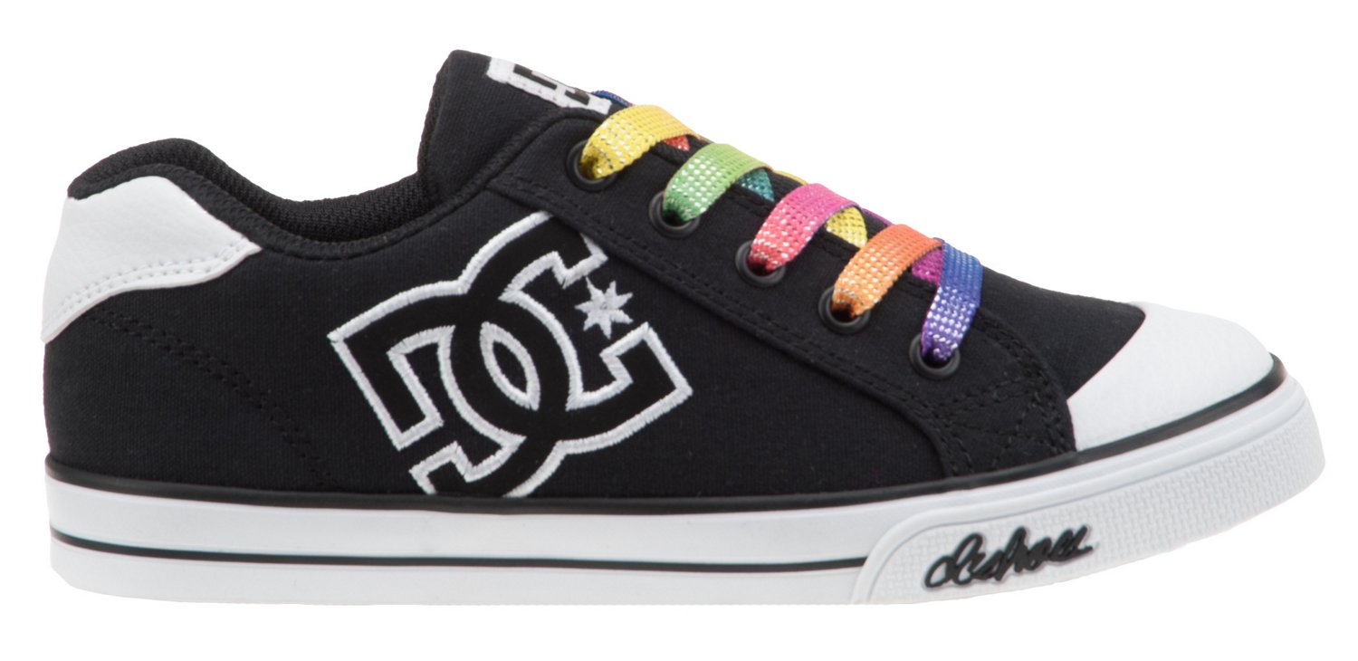 DC Shoes Girls' Chelsea Canvas Athletic Lifestyle Shoes