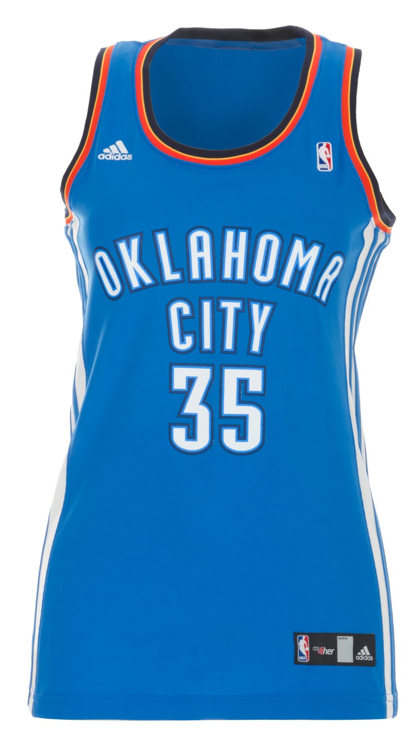 adidas Women's Kevin Durant Oklahoma City Thunder Road Jersey thumbnail