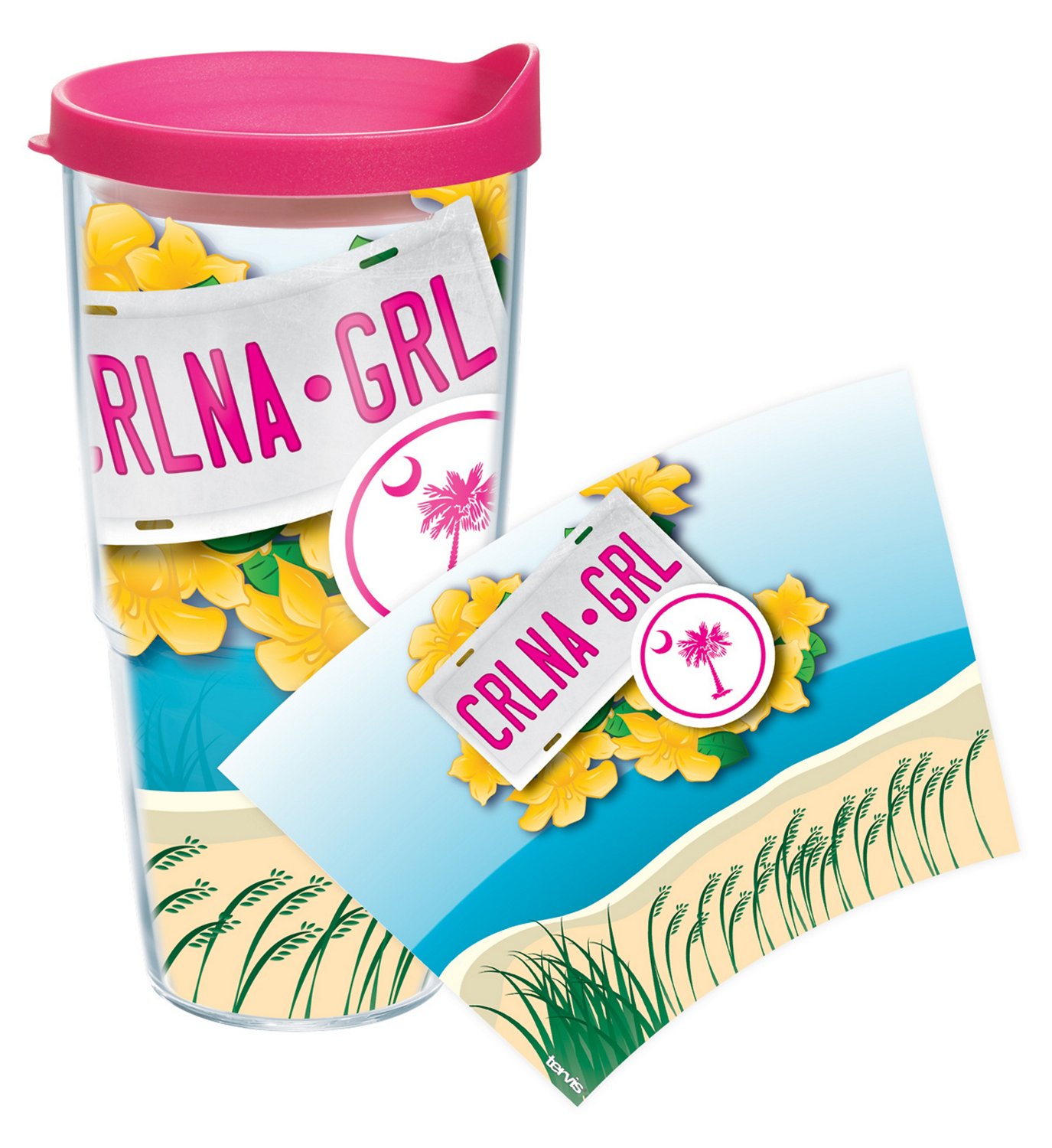 Tervis Carolina Girl Wrap 24 oz. Tumbler with Lid