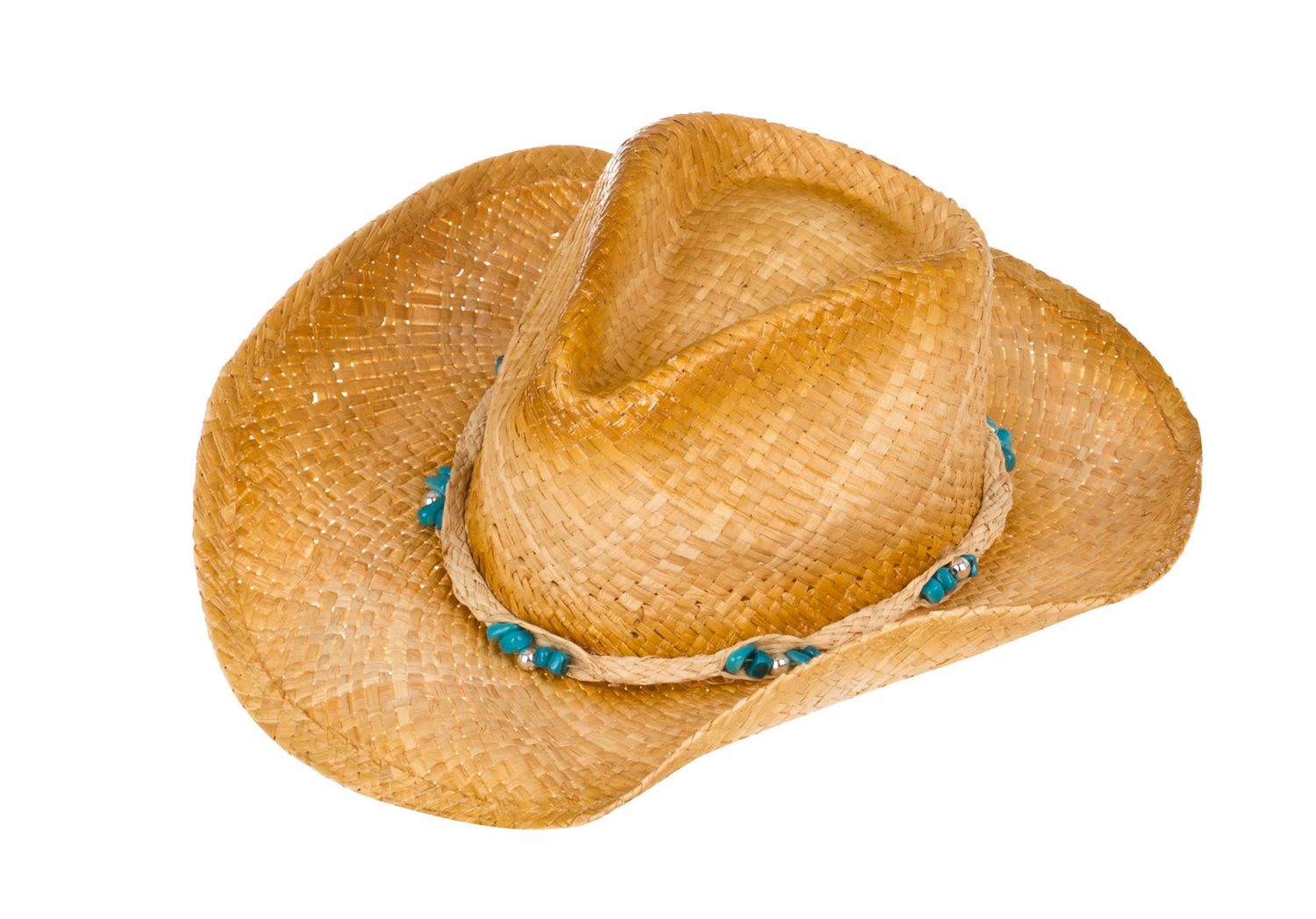 O'rageous Women's Stained Outback Hat with Beads