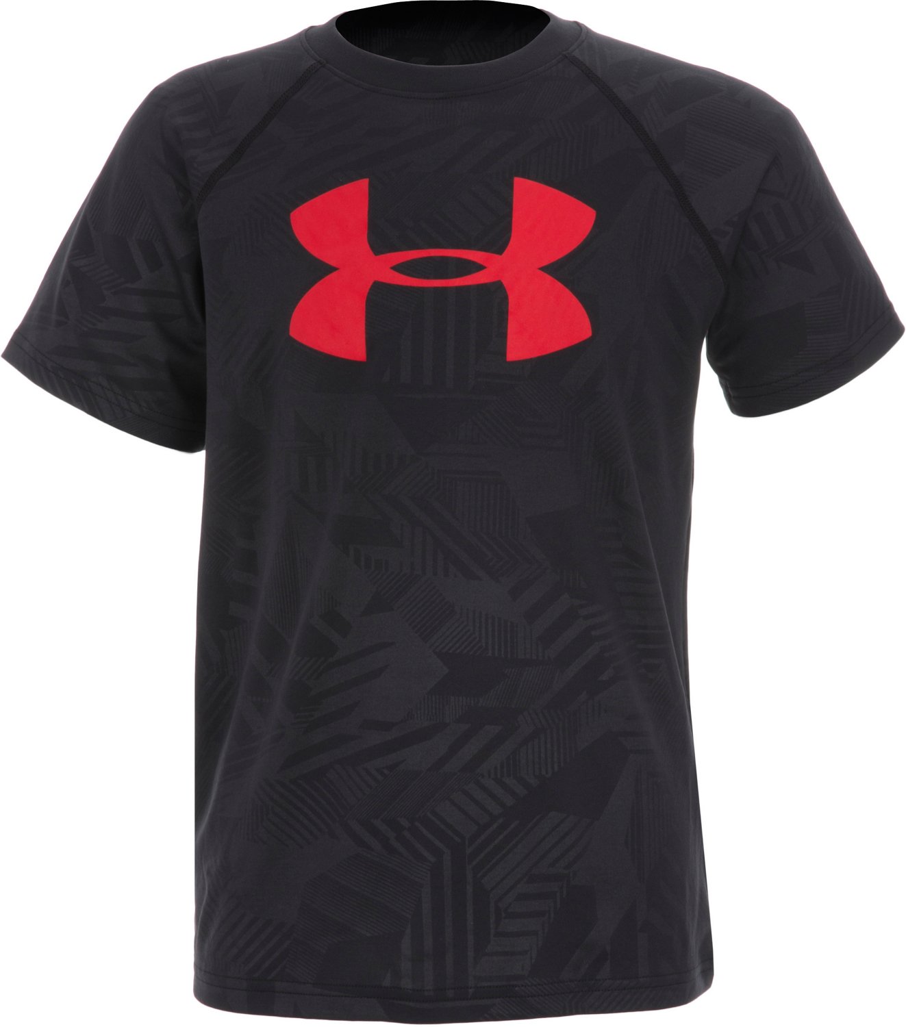 Under Armour® Boys' Big Logo Embossed Short Sleeve T-shirt