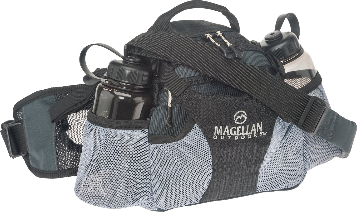 Magellan Outdoors Deluxe Waist Pack with Water Bottle