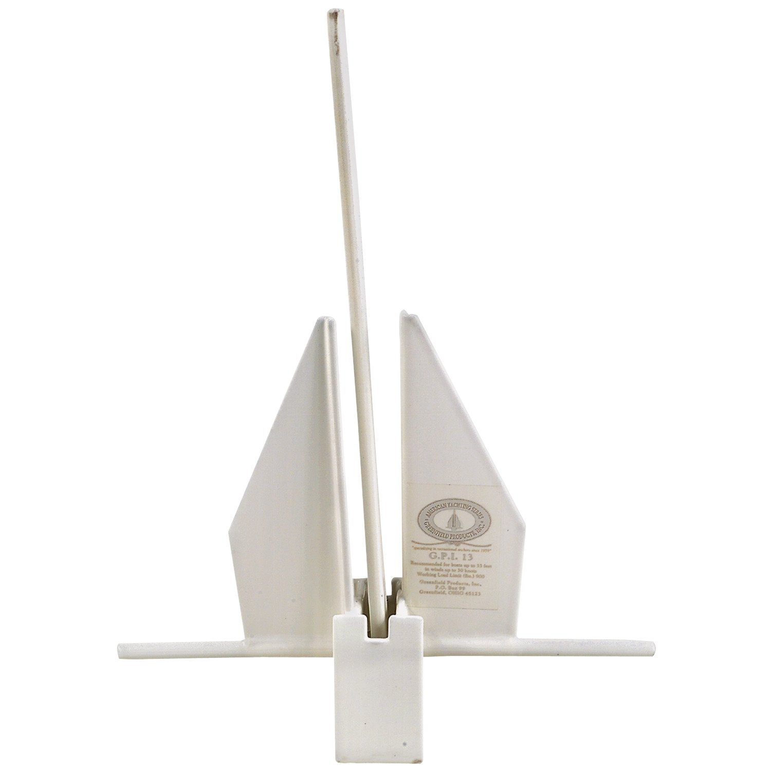 Greenfield Products American Yachting Series 12 lb. Fluke Anchor