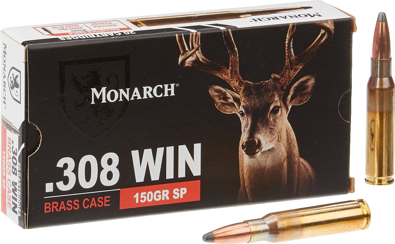 Monarch™ SP .308 Winchester 150-Grain Rifle Ammunition