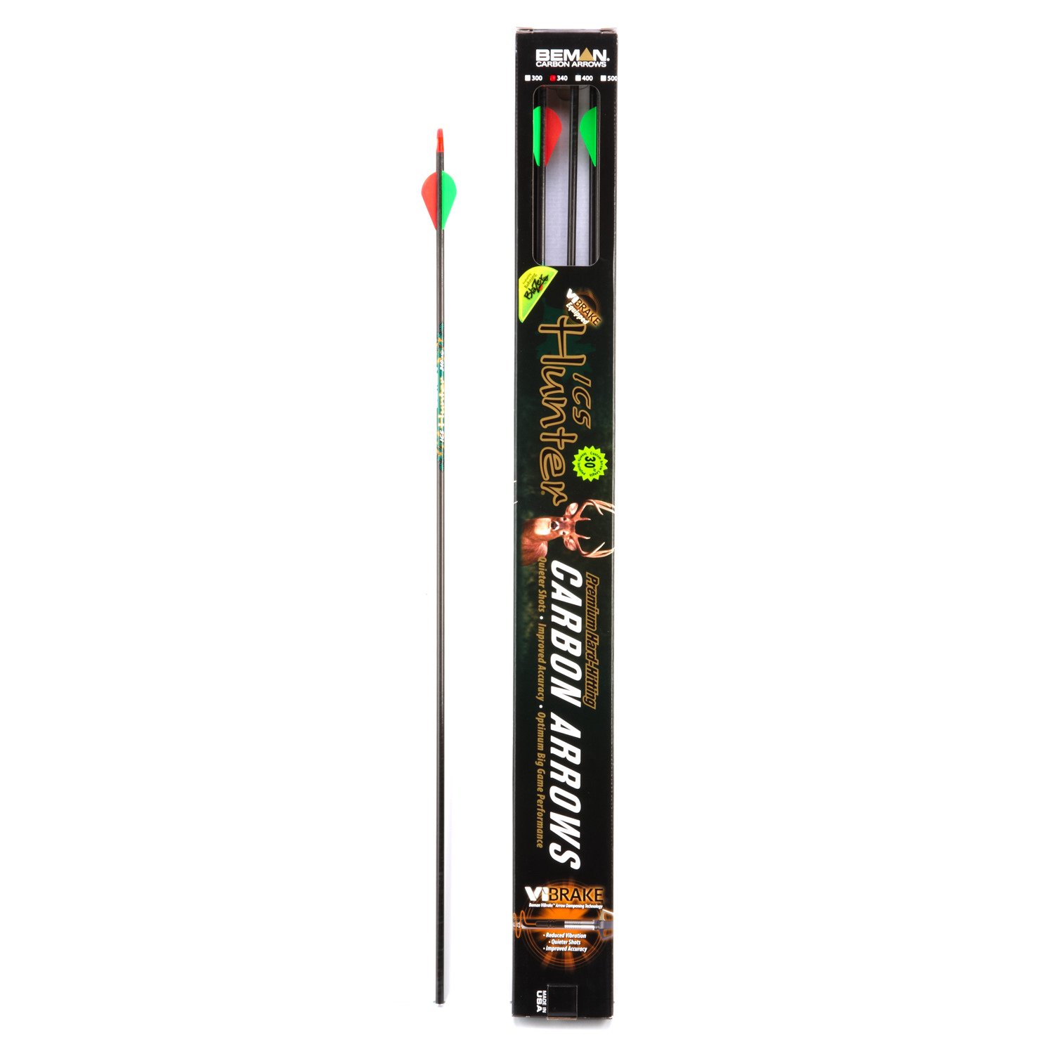 Beman ICS Hunter 340 Carbon Arrows 6-Pack