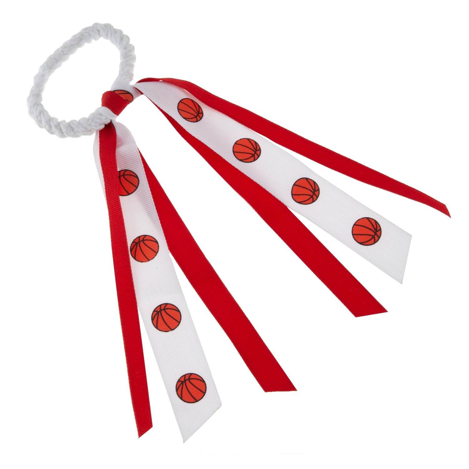 Soffe Basketball Ribbon Hair Scrunch