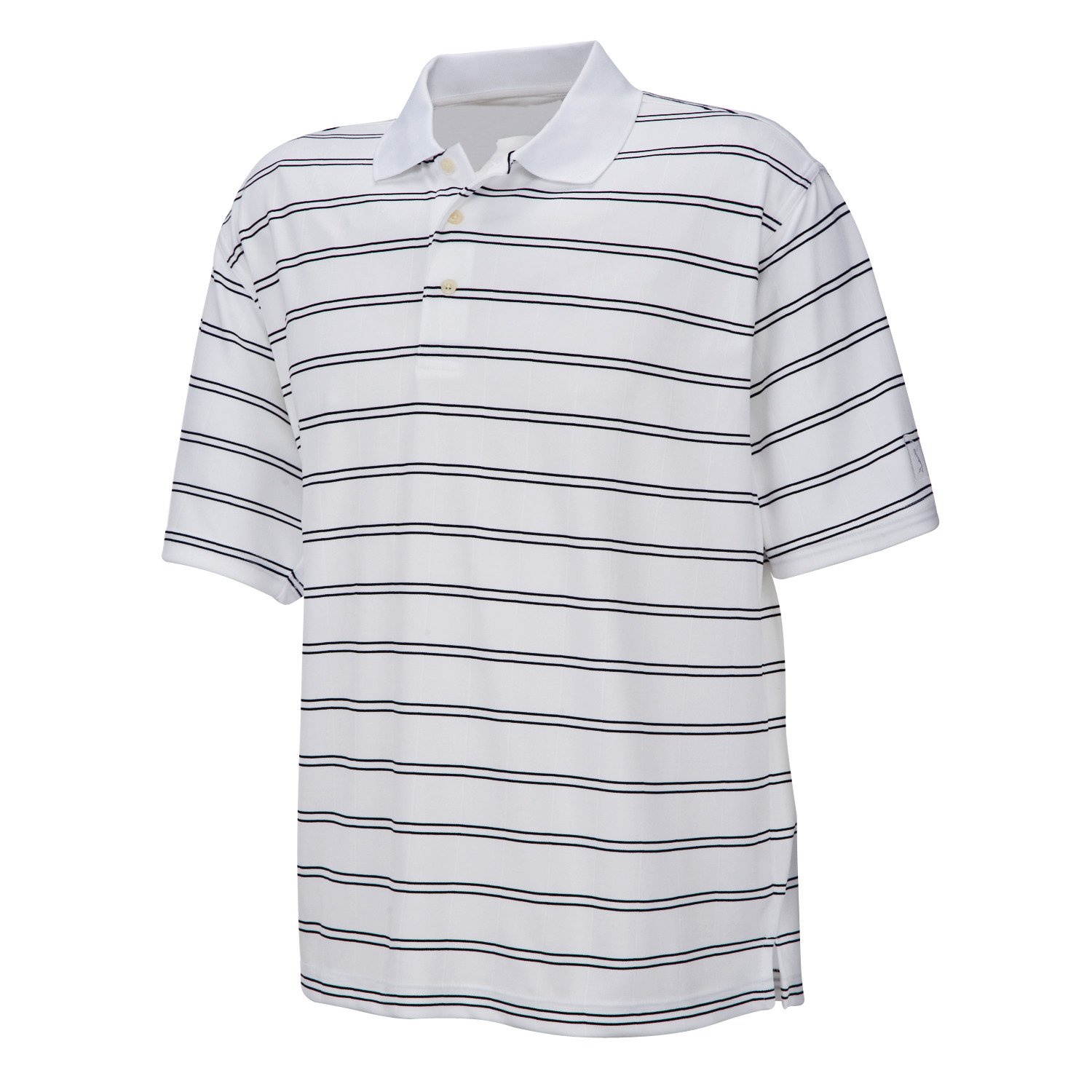 PGA Tour Men's Striped Golf Polo Shirt