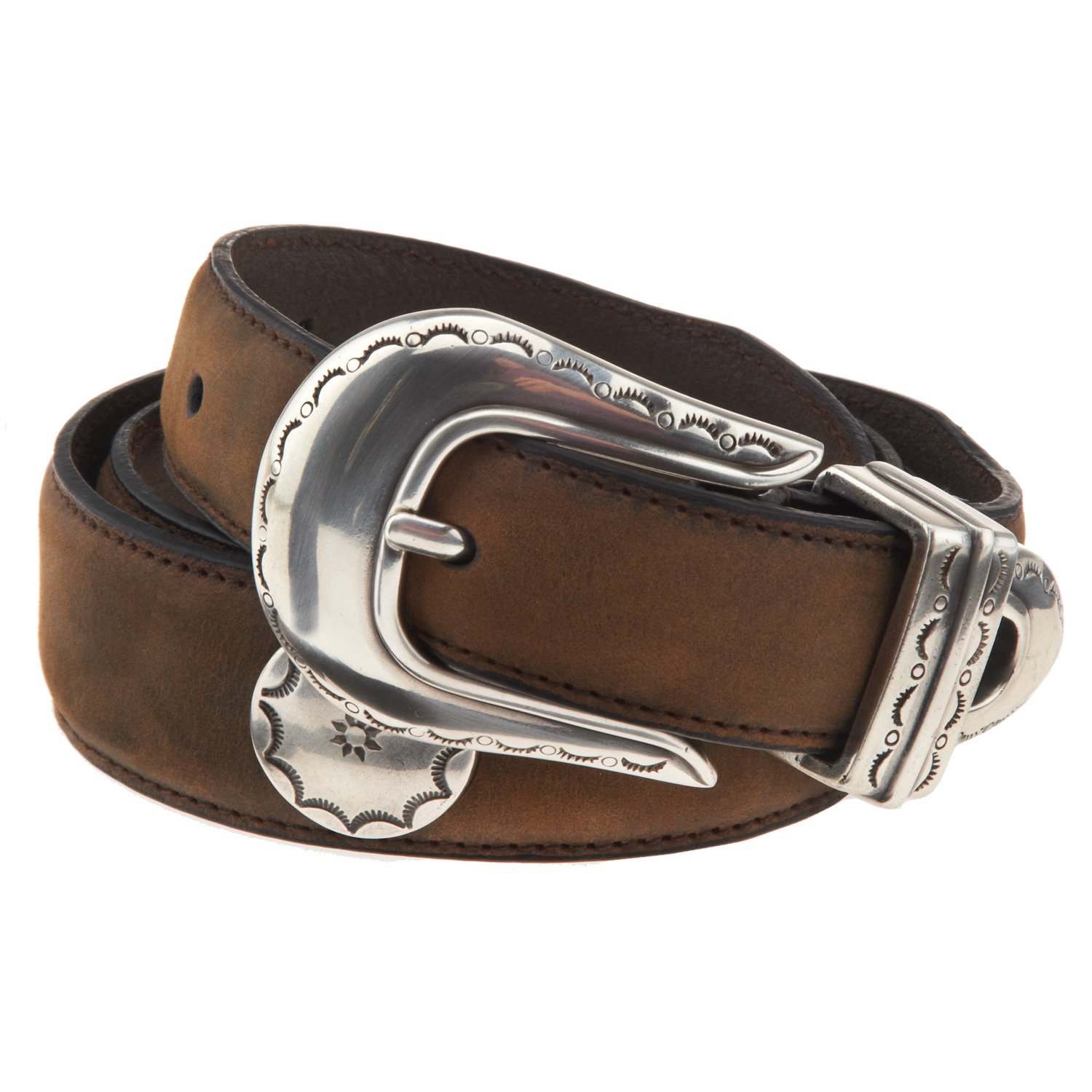 Magellan Outdoors Men's Chamois Cowhide Belt