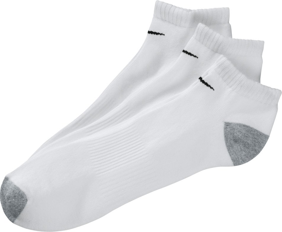 Nike Cotton No-Show Crew Socks 3-Pack