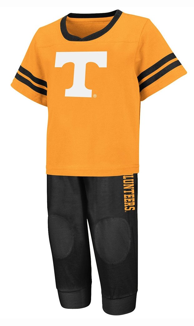Colosseum Athletics Toddlers' University of Tennessee Quarterback Shirt and Pant Combo Set