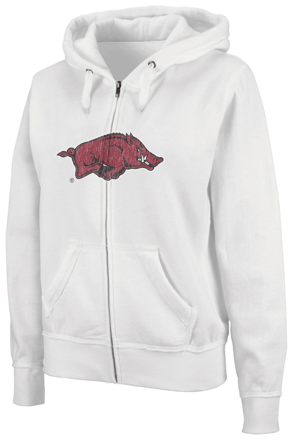 Colosseum Athletics Women's University of Arkansas Cozy Full Zip Fleece Hoodie thumbnail