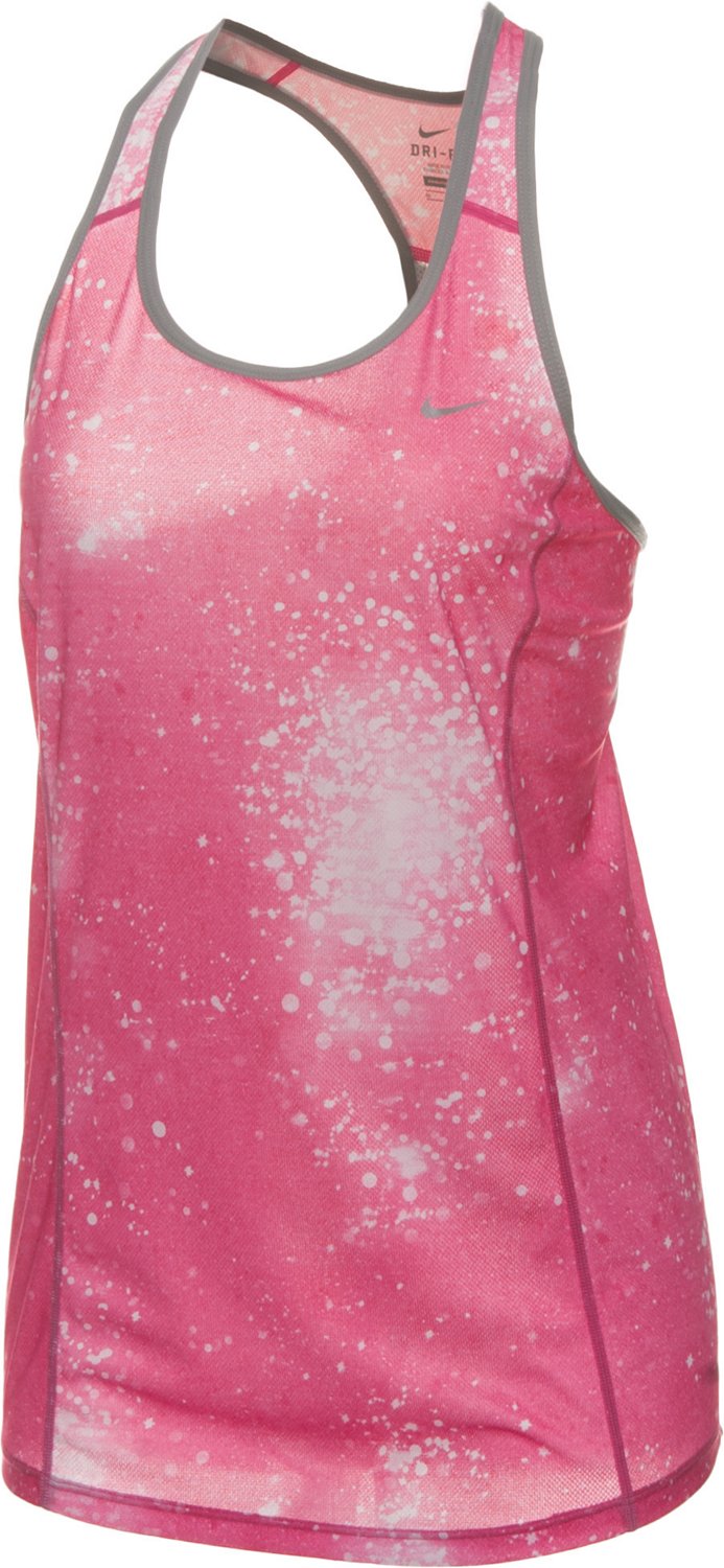 Nike Women's Printed Racer Tank Top
