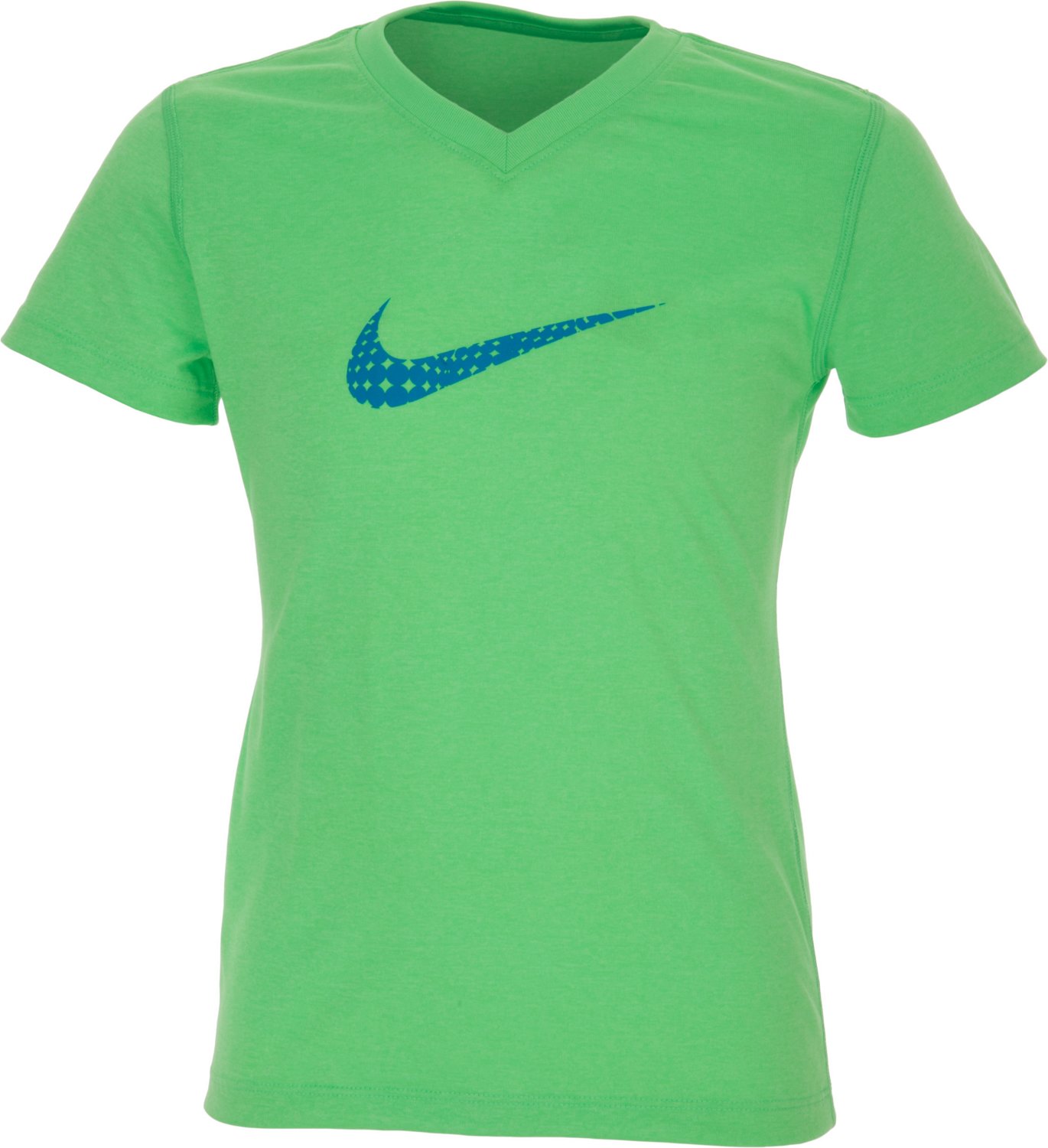 Nike Girls' Legend Swoosh V-neck Fill Short Sleeve T-shirt