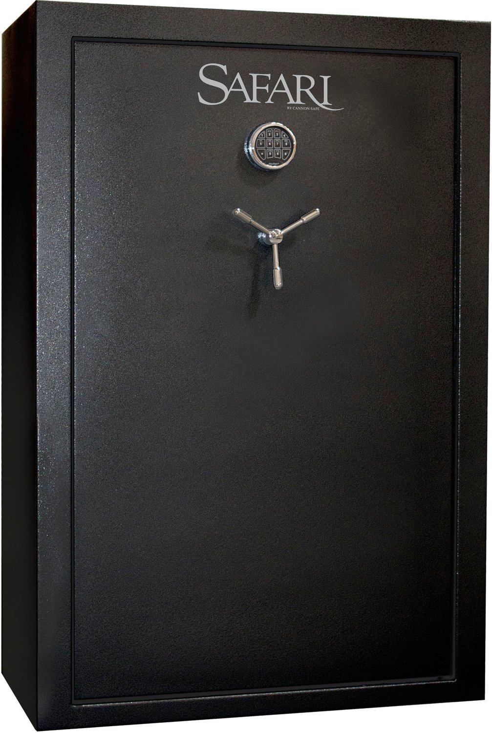 Durable Gun Lockers The Cannon Safe Shield Series SH Gun Safe features an electronic lock and 4 locking bolts.