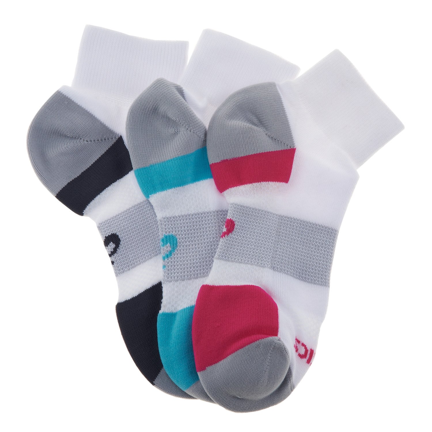 ASICS® Women's Intensity Quarter Socks 3-Pack