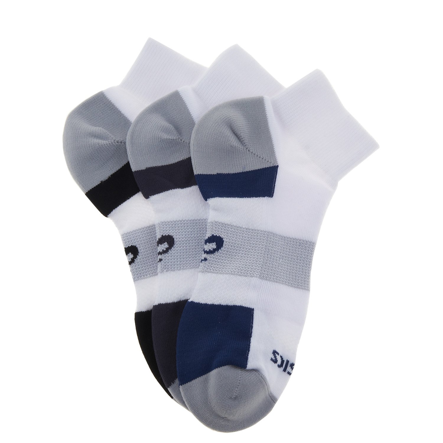 ASICS® Men's Intensity Quarter Socks 3-Pack thumbnail