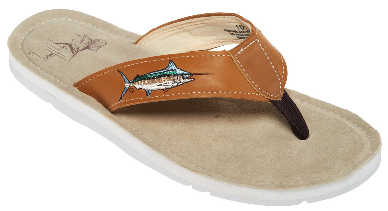 Guy Harvey Men's Blue Marlin Sandals thumbnail