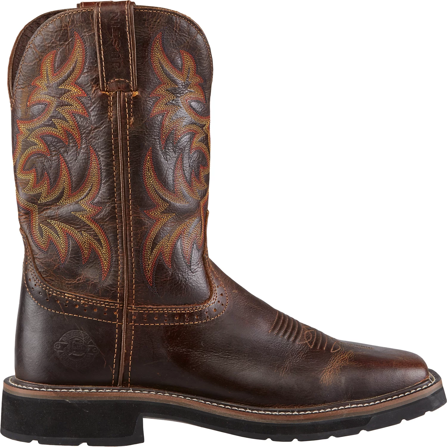 Justin Men's Stampede Square Toe Work Boots | Academy