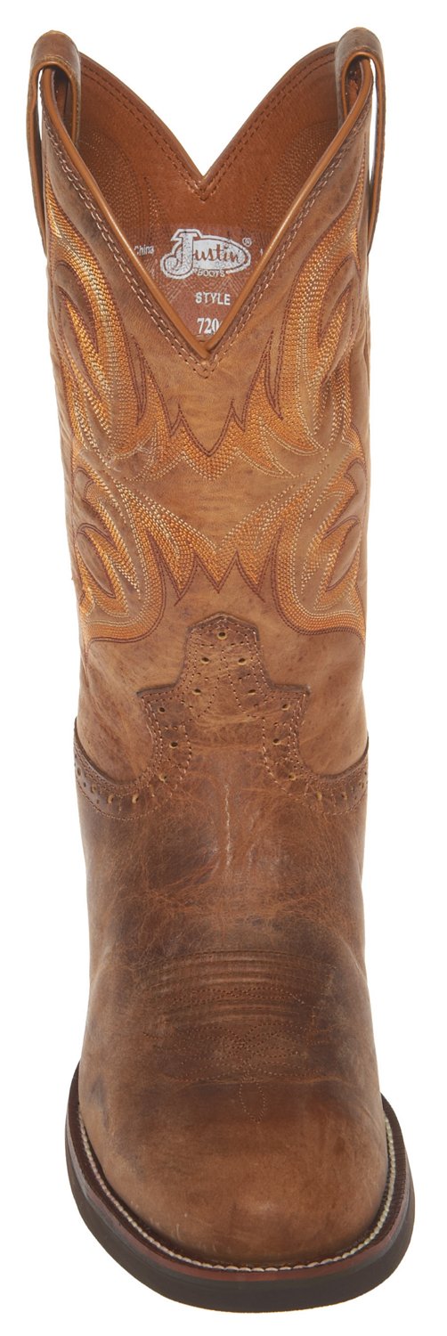 Justin Men's Stampede Counter Cowboy Boots thumbnail