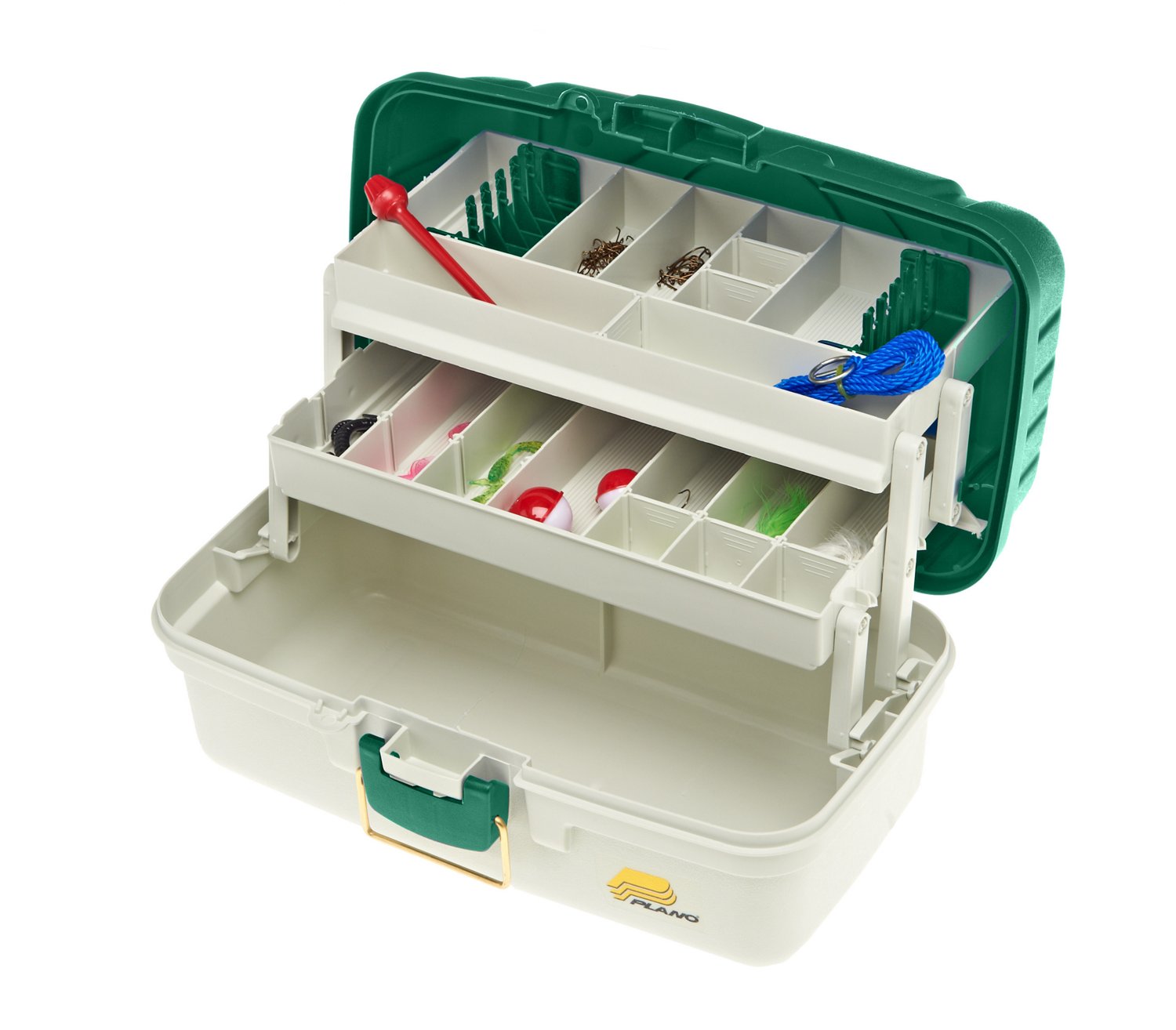 Ready 2 Fish 136-Piece 3-Tray Tackle Box Kit thumbnail