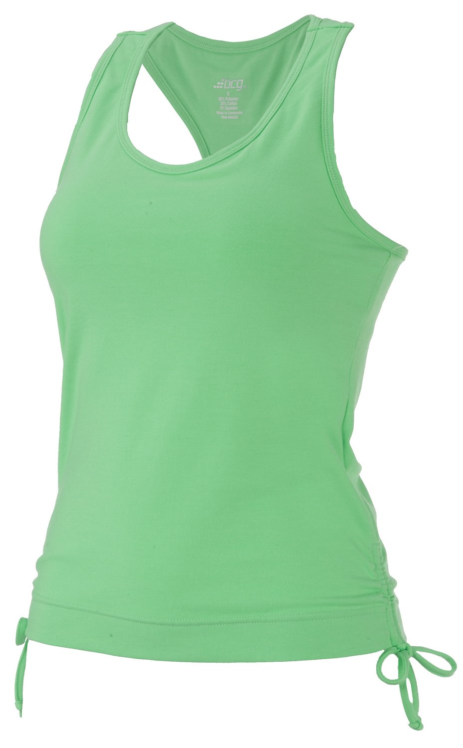 BCG Women's Ruched Racerback Tank Top