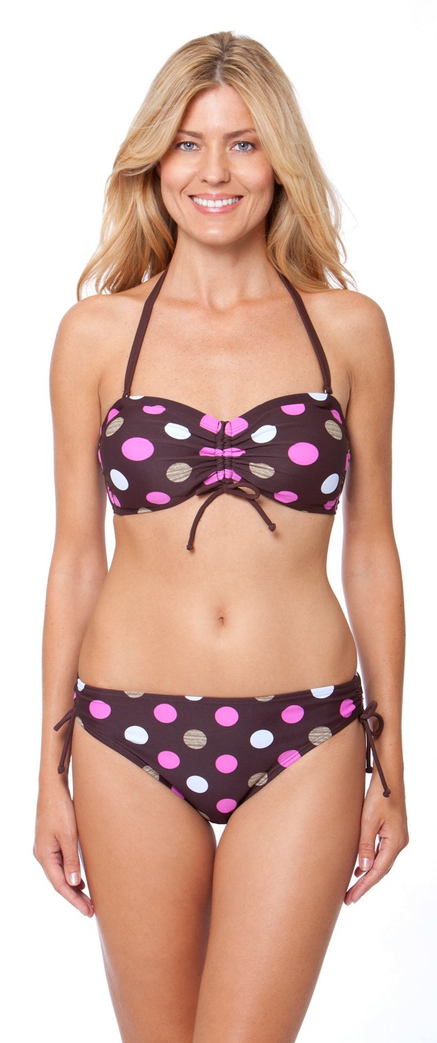 Malibu Women's Shirred Front Bandeaukini