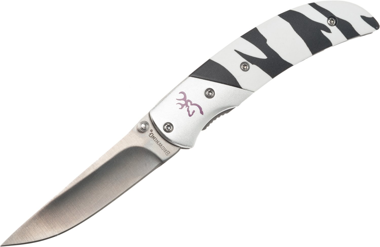 Browning Model 776 Zebra Safari Prism Folding Knife